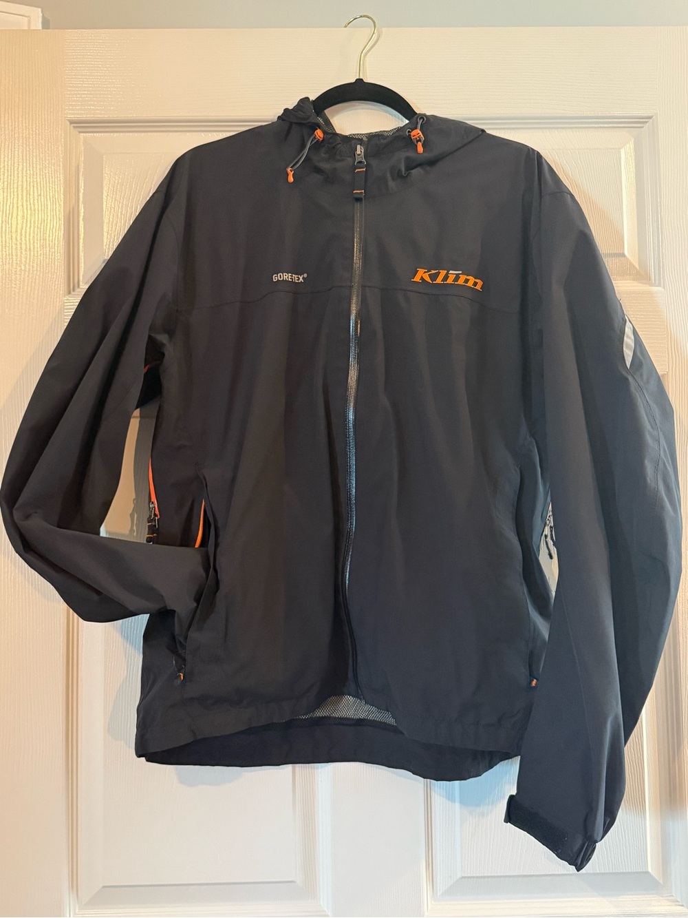 KLIM Men's Black Stow Away Gore-Tex Performance Hooded Jacket